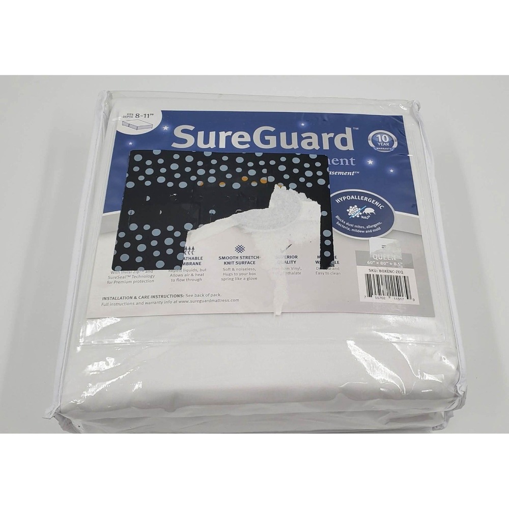 SureGuard Queen Size 100 Waterproof Spring Encasement - Picture 5 of 10
